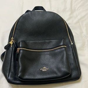 Coach Leather Backpack